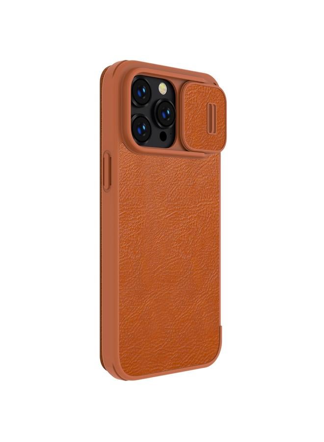 Nillkin Case For iPhone 14 Pro QIN Series Pro Crazy Horse Texture Leather Case - Image 3