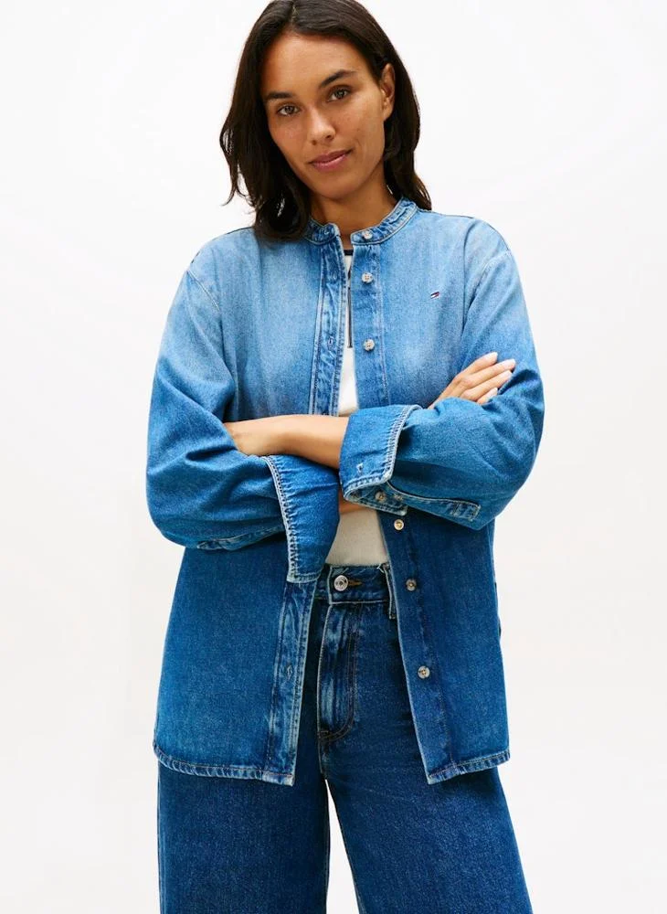 Logo Denim Shirt