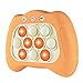 Intoypad Pop The Target Handheld Speed Push Game Machine A Fun Multiplayer Game for Family Sensory Fidget Toy Christmas Toys Gifts for 6 7 8 9 10 11 12 Years Old Kids Road Trip Car Games Orange - Image 3