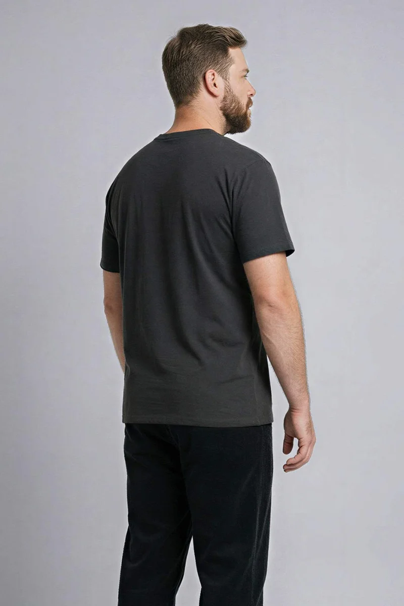 Defacto  Plus Size Stretch Fabric T-Shirt for Men | Best Price UAE