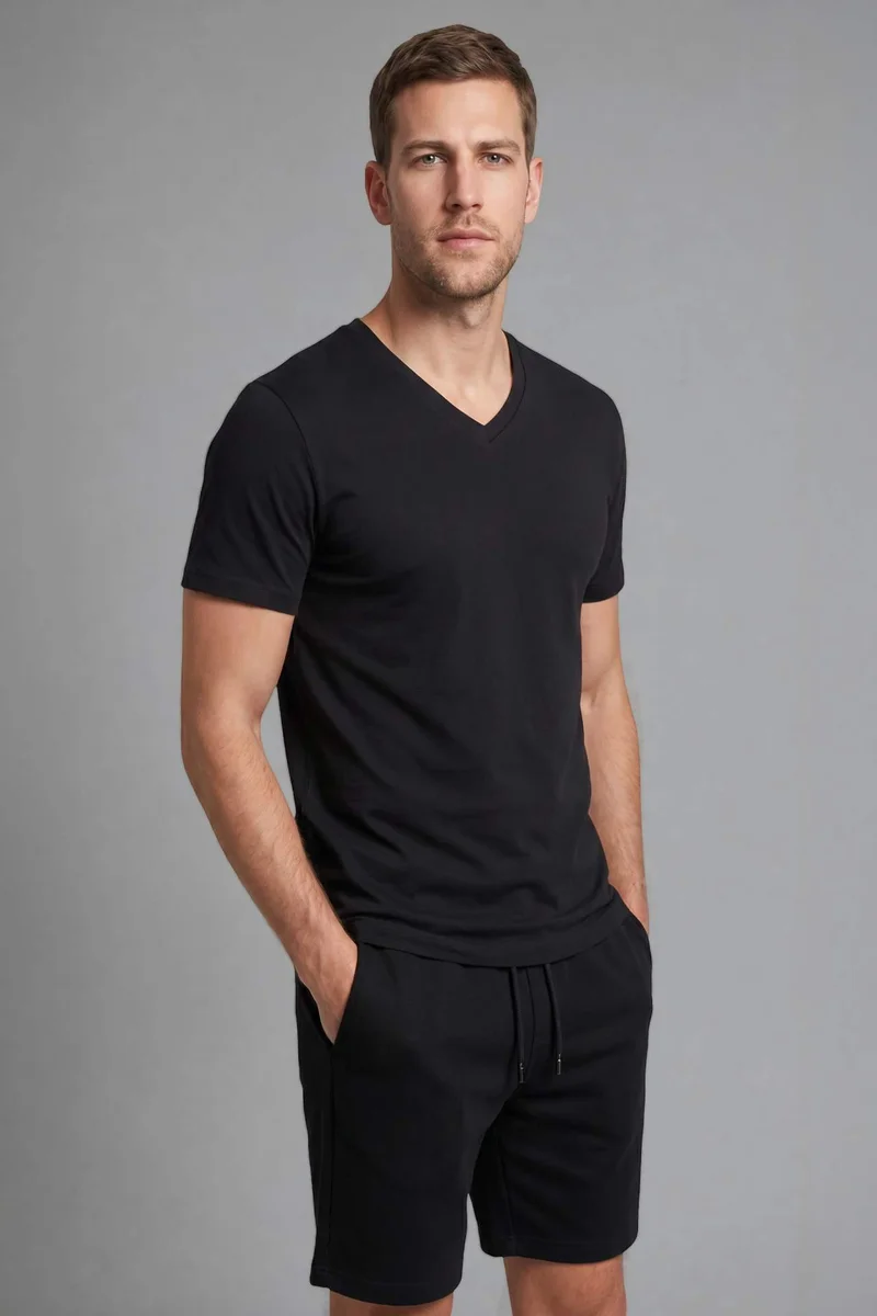 ديفاكتو Plus Size Stretch Fabric T-Shirt