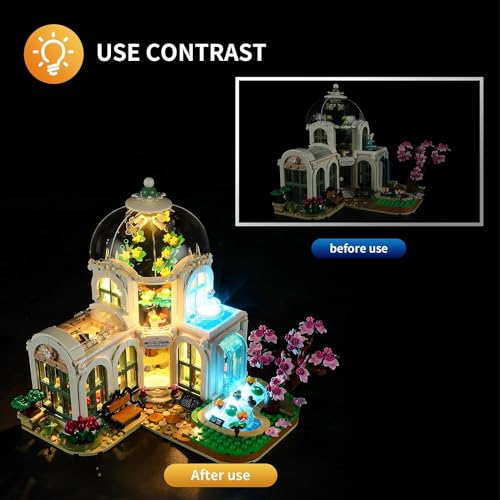Vaodest LED Light for Lego 41757 Friends Botanical Garden Set,Design and Configuration Compatible with Model 41757(LED Light Only, Not Building Block Kit) - Image 3