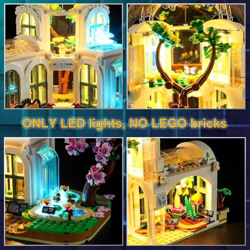 Vaodest LED Light for Lego 41757 Friends Botanical Garden Set,Design and Configuration Compatible with Model 41757(LED Light Only, Not Building Block Kit) - Image 4