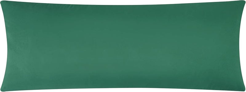 EVOLIVE Ultra Soft Microfiber Body Pillow Cover/Pillowcases 21"x54" with Hidden Zipper Closure (21"x54" Body Pillow Cover, Evergreen) - Image 1