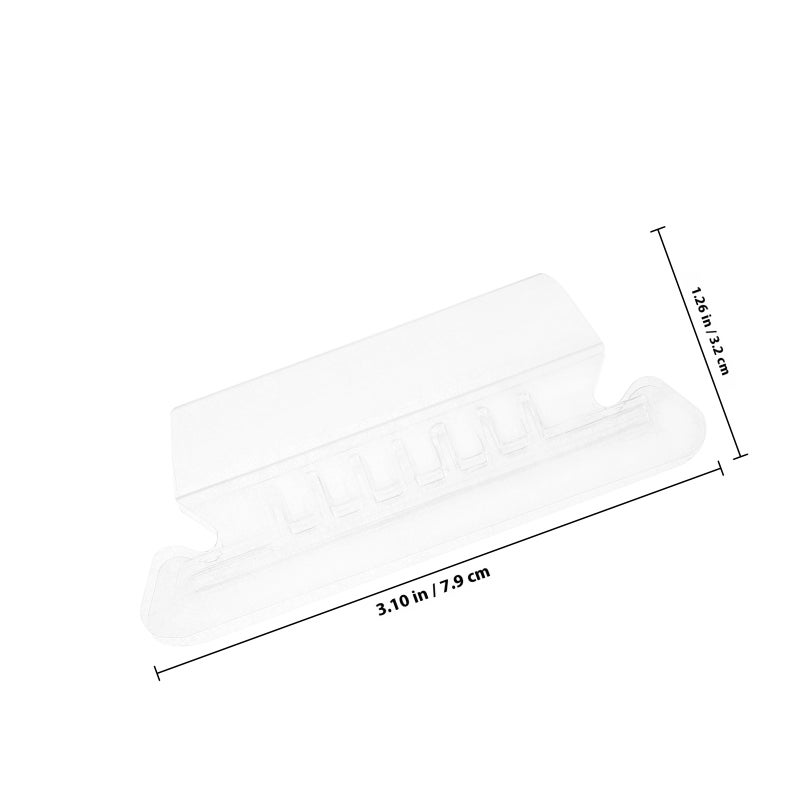 100pcs Index File Folder Tabs File Filing Tabs Hanging File Labels Portable Document Folder Tabs - Image 2