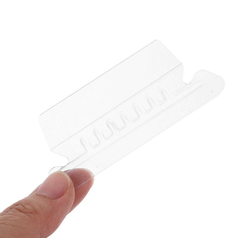 100pcs Index File Folder Tabs File Filing Tabs Hanging File Labels Portable Document Folder Tabs - Image 3