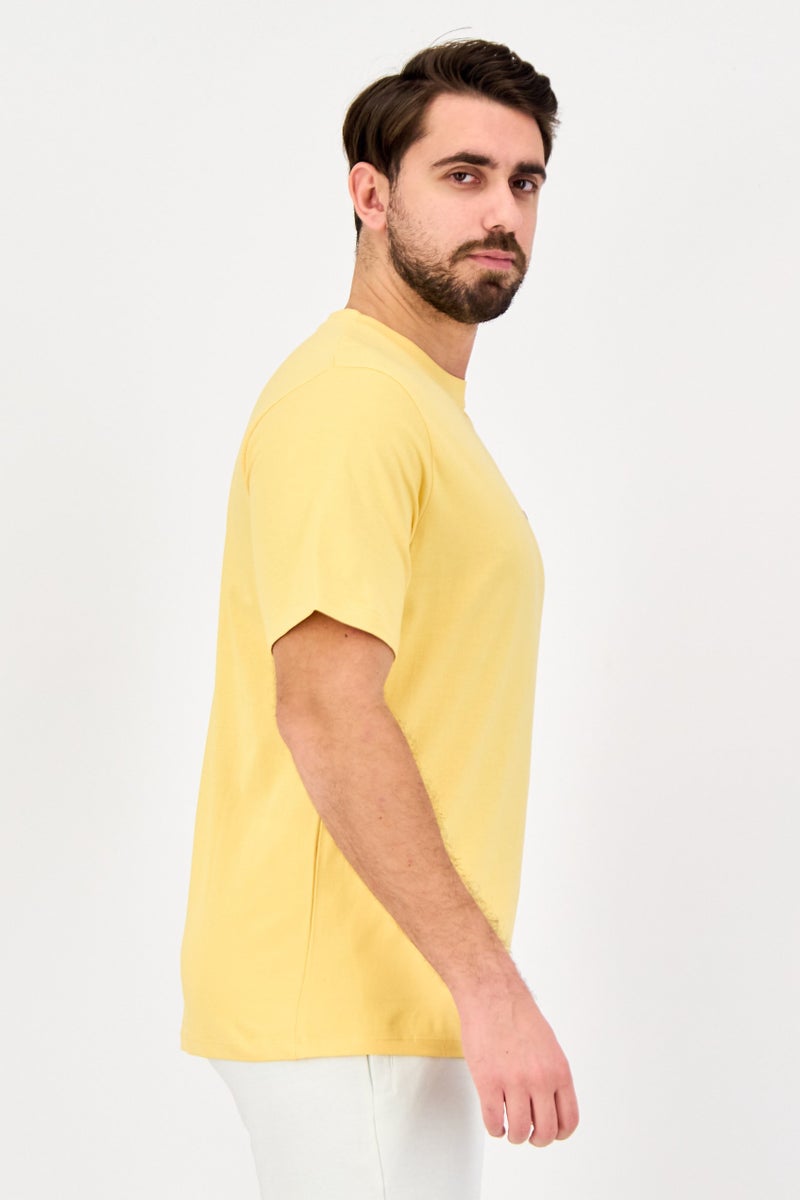 Champion Men Sportswear Fit Short Sleeve Outdoor T-Shirt, Gold Yellow - Image 2