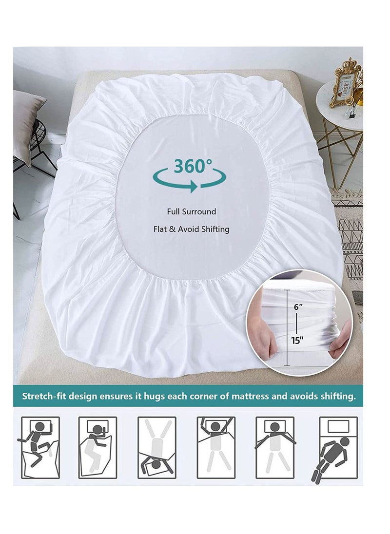 Mattress Protector Full Size Waterproof Mattress Cover Soft Breathable Noiseless - pzsku/ZC9FA9C8B0AD99CBBCA56Z/45/_/1653322961/c9a16af5-b670-4c5b-a14e-6d4fdf2cf6f7