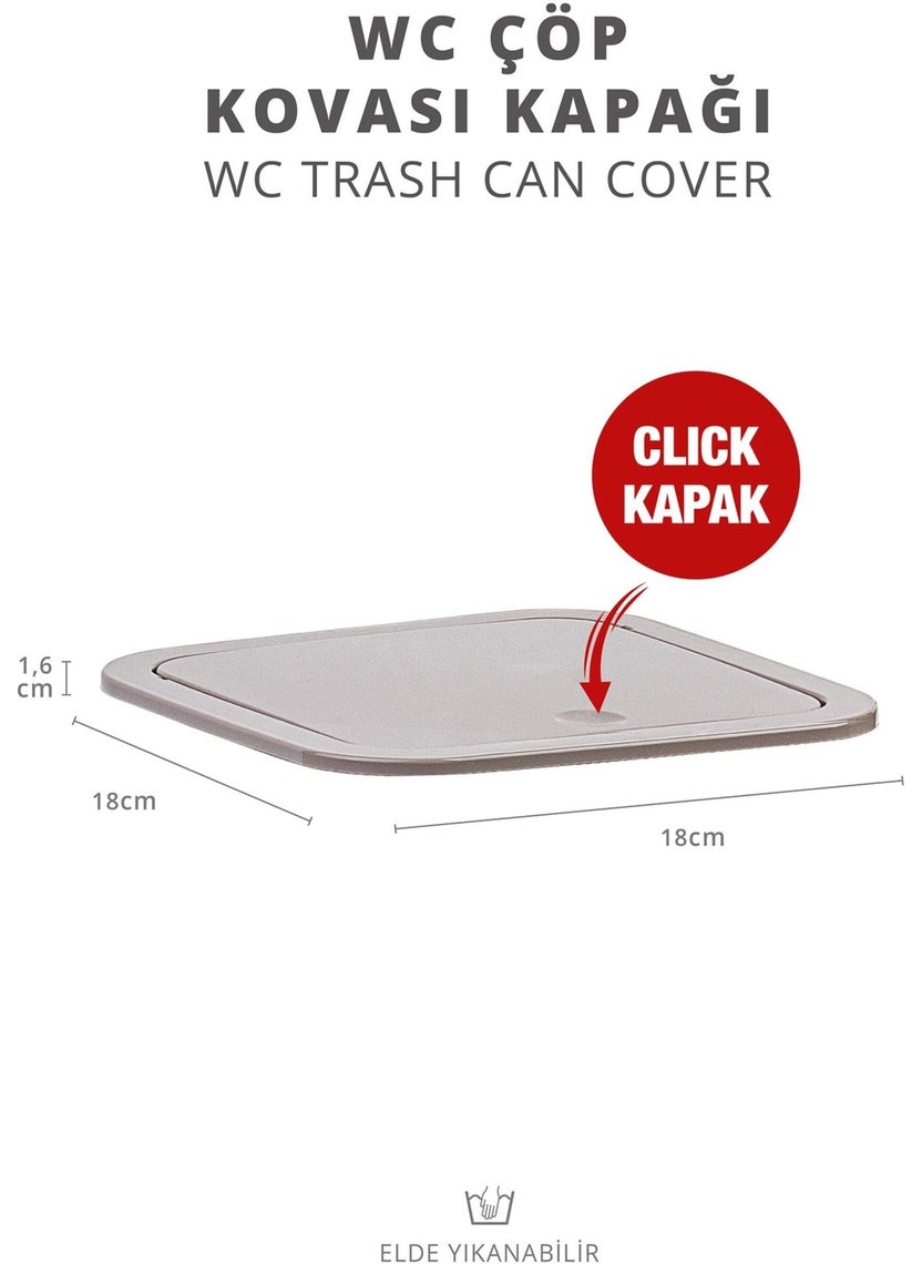 ‎okyanus Home - Ocean Home Mink Square Spare Trash Can Cover - Image 1