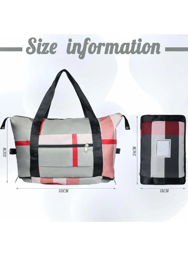 شنطة سفر دفل كوفووز مقاومة للماء قابلة للطي، كبيرة - متعدد الألوان - Image 2