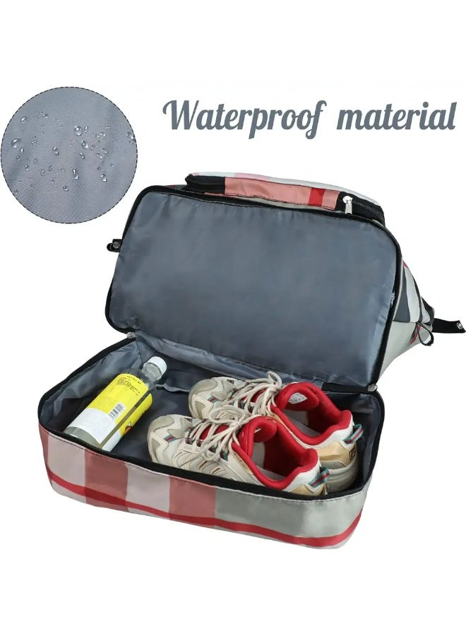 شنطة سفر دفل كوفووز مقاومة للماء قابلة للطي، كبيرة - متعدد الألوان - Image 3