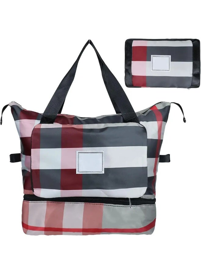 شنطة سفر دفل كوفووز مقاومة للماء قابلة للطي، كبيرة - متعدد الألوان - Image 1