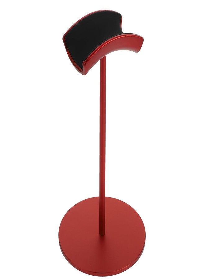 Luxshiny Headphone Stand Metal Desktop Holder for Pc Gaming Headset Lightweight Red Aluminum Alloy Headset Rack Space-Saving Organizer for Office and Home - Image 1