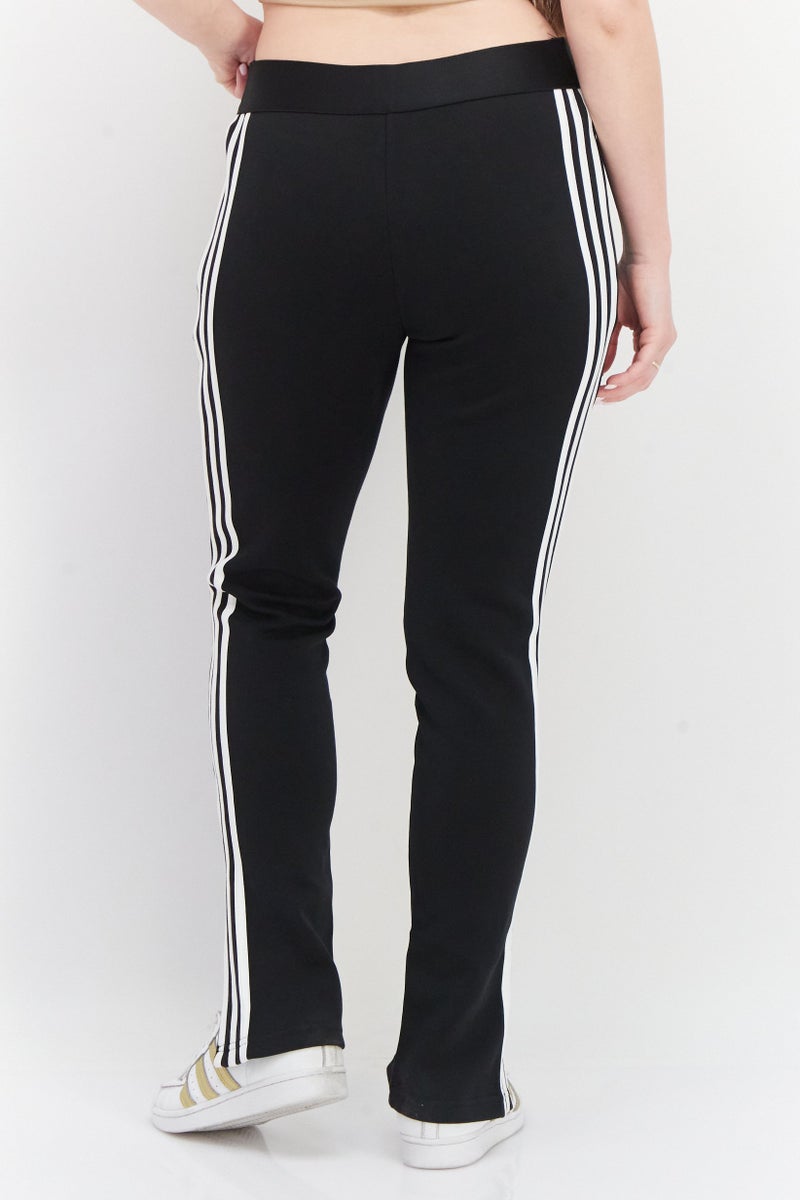 Adidas Women Sportswear Fit Training Track Pants, Black/White  - Image 2