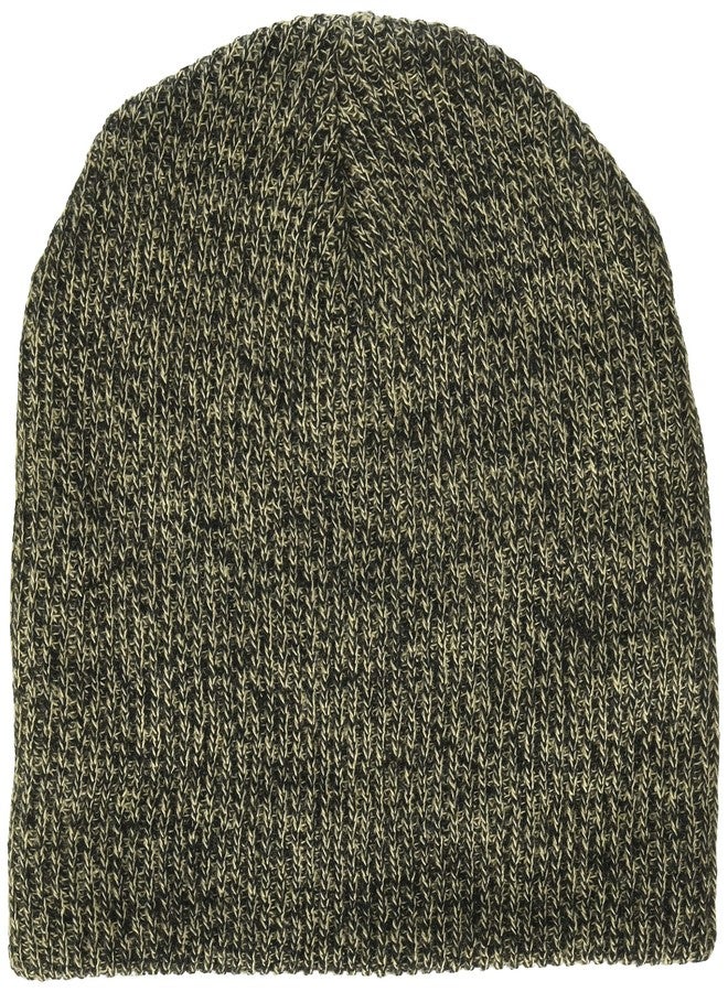 neff Unisex-Adult's Daily Heather Beanie, Twill/Black, One Size - Image 2