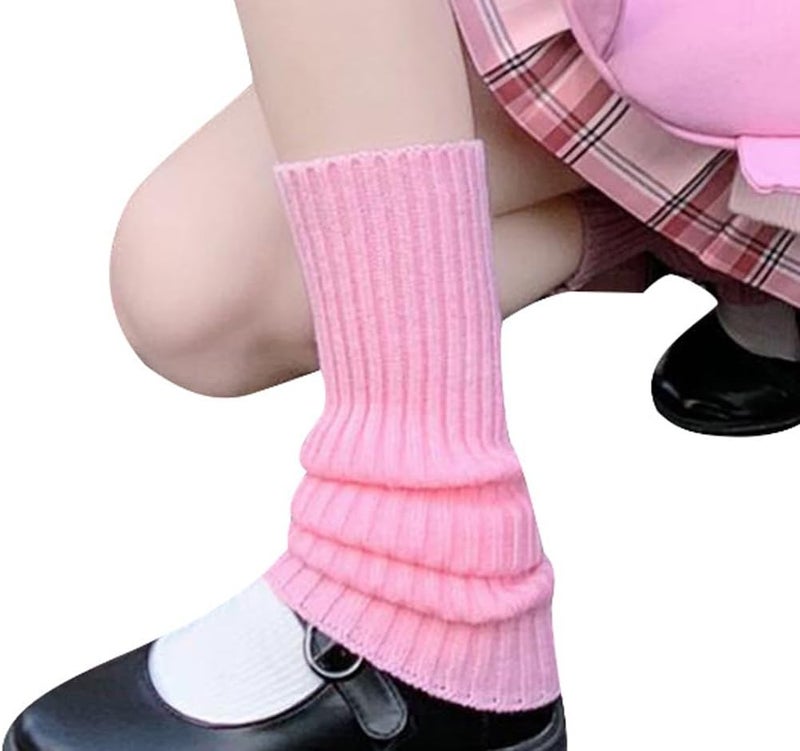 Chung Women Juniors Knitted Leg Warmers 16" Neon Party Dance Sports Fitness Halloween Accessory Pack of 1/2/3 - Image 2
