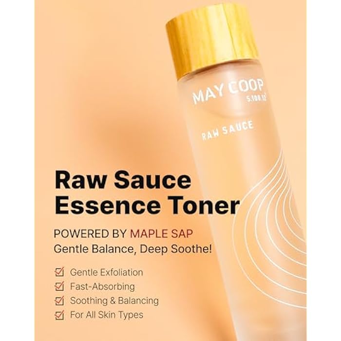 MAY COOP Moisture Essence Toner – Korean Hydrating & Nourishing Skincare for Dry Sensitive Skin with Wildcrafted Centella Asiatica, Rice Water & Birch Bark – Fast-Absorbing Texture – 5.07 fl. oz. - Image 2