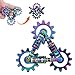 MAKWEN Infinity Gear Fidget Toy Solid Metal Never Ending Flippy Novelty Kinetic Desk Toy Relieve Stress Anxiety Promotes Focus Keep FingersHands Busy Avoid Bad Habits Rainbow - Image 2