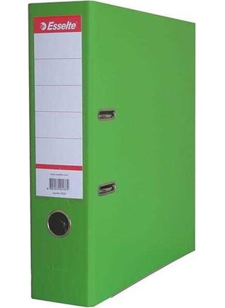 Büro Eco Large Plastic Folder Green Set of 5