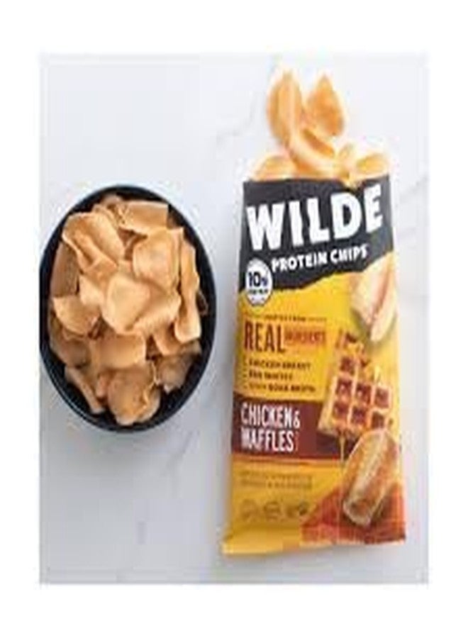 KD Chocolates Protein Chips - Chicken Waffles - 4ct 5.36OZ GLUTEN FREE chips - Image 4