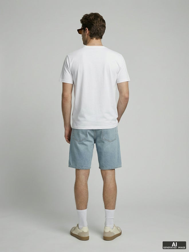 Rebel Men Graphic Print Crew Neck T-Shirt - Image 3