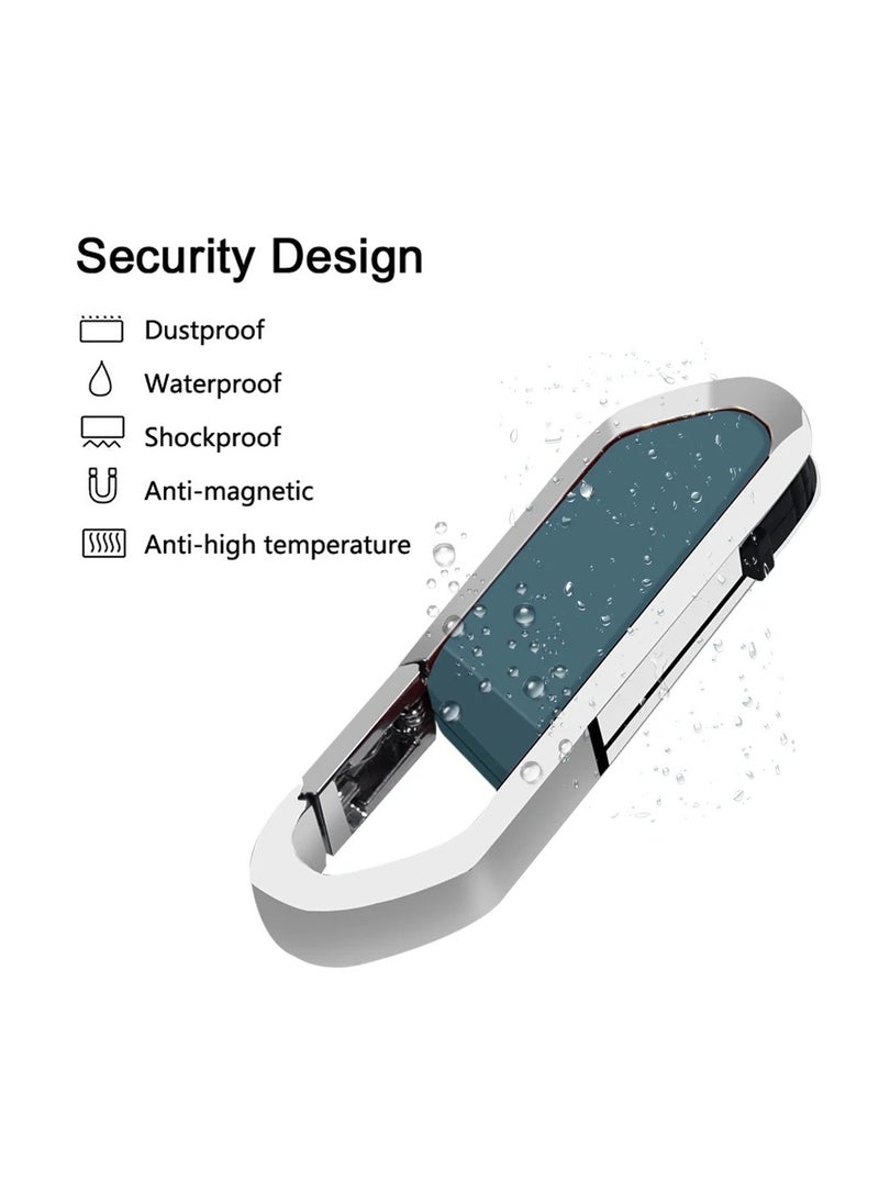 AROAQ USB Flash Drive, Portable Metal Thumb Drive with Keychain, USB 2.0 Flash Drive Memory Stick, Convenient and Fast Pen Thumb U Disk for External Data Storage, (1pc 32GB Red)  - Image 2