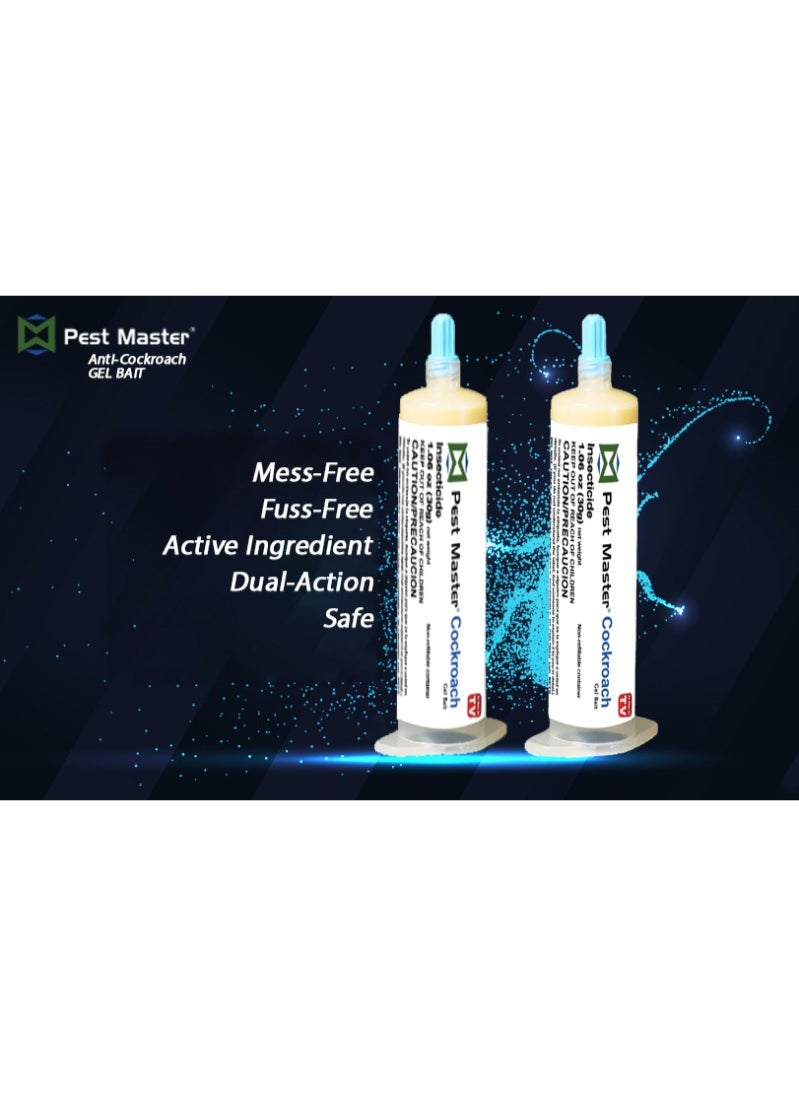AS SEEN ON TV Pest Master Cockroach Gel Bait 30g Pack of 2  - Image 2