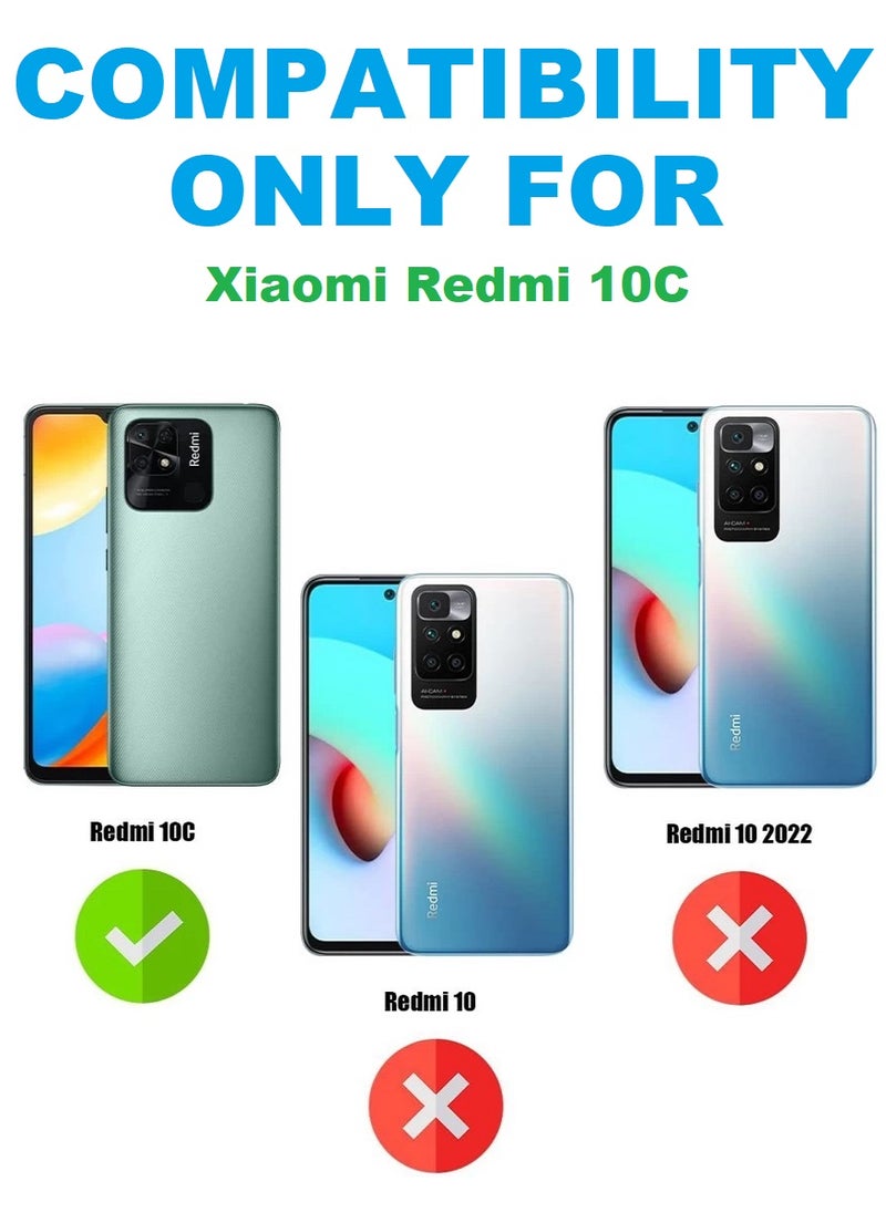 we3 2 Piece Tempered Glass Screen Protector Anti-Spy Privacy Designed For Xiaomi Redmi 10C Full Screen Coverage And Bubble Free - Image 3