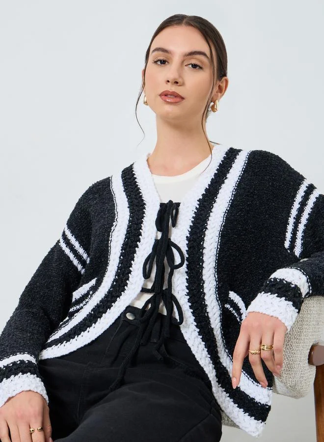 تايك تو كاردغان كروشيه محبوك برباط