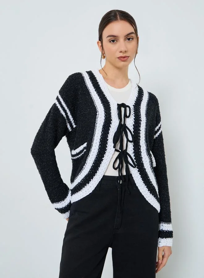 تايك تو كاردغان كروشيه محبوك برباط