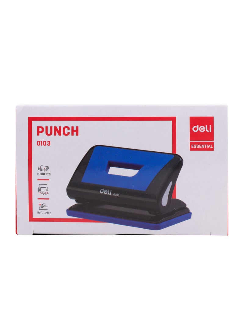 Deli E0103 Punch - 10 Sheets, 80mm, 桅6mm, Gray/Blue/Red - Image 3