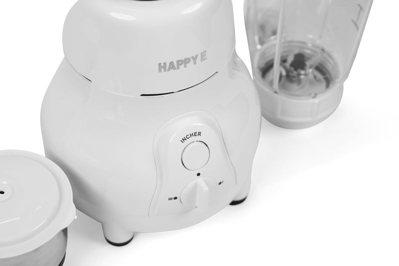 HAPPY E Amigo 750W Mixer Grinder with 4 Jars (3 Stainless Steel + 1 Transparent ABS Shake Jar) | 100% Copper Motor | 22,000 RPM | Heavy Duty | Food Grade Blades | 2-Year Warranty | ISI Certified - Image 5