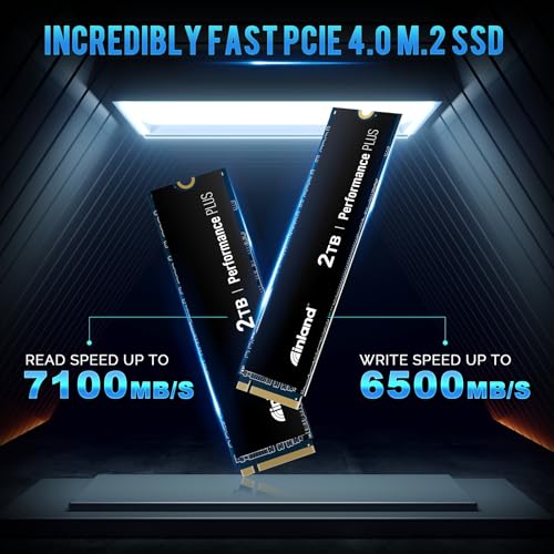 INLAND 2TB Performance Plus NVMe Internal Gaming SSD Solid State Drive Optimized for PS5 - Gen4 PCIe, M.2 2280, DRAM Cache, TLC 3D NAND Flash, Up to 7100MB/s - Image 2