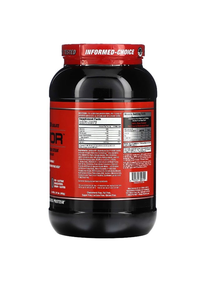 MUSCLEMEDS MuscleMeds, Carnivor, Bioengineered Beef Protein Isolate, Fruity Cereal, 1.91 lbs (868 g)  - Image 2
