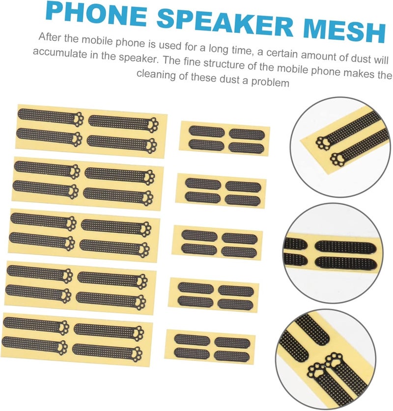 40pcs Speaker Mesh Dustproof Sticker Phone Dust Cover Metal Material Easy to Apply Protection for Mobile Phone Accessories - Image 3