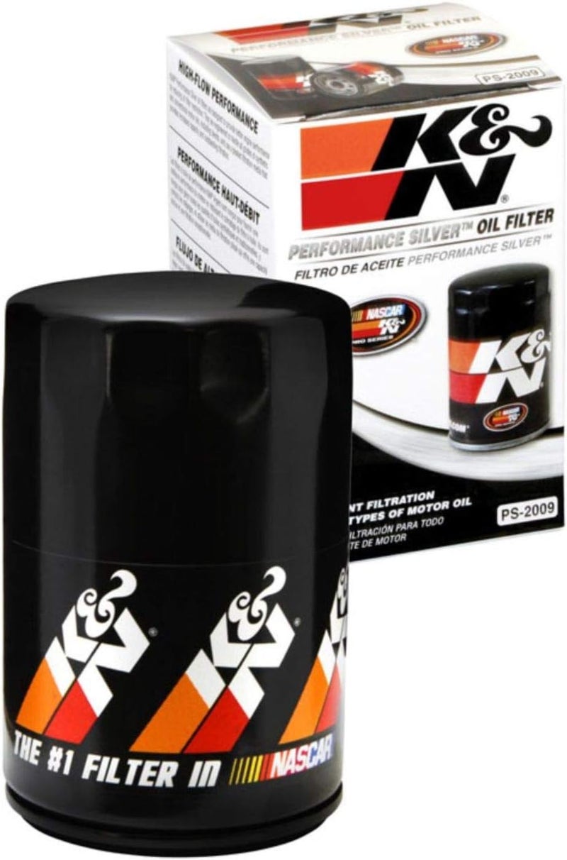 Kn Premium Oil Filter: Designed to Protect your Engine: Compatible with Select 1965-2015 MAZDA/FORD/DODGE/NISSAN Vehicle Models (See Product Description for Full List of Compatible Vehicles), PS-2009 - Image 1