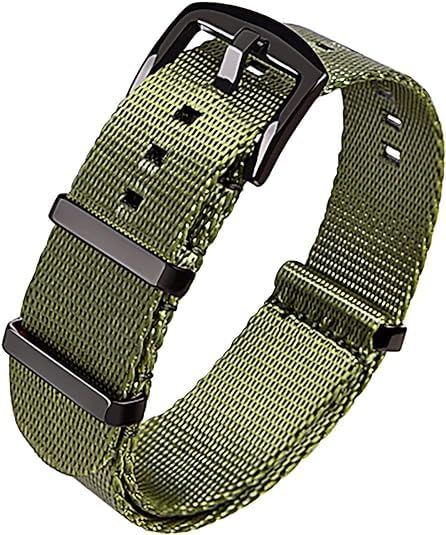Ritche Christmas Gift Nylon Watch Strap with Heavy Buckle Bands 18mm 20mm 22mm Premium Seat Belt Nylon Watch Bands for Men Women, White Elephant Gifts, Stocking Stuffers for Men - Image 1