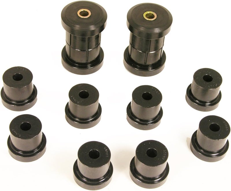 7-1011-BL Black Rear Multi Leaf Spring Eye and Shackle Bushing Kit