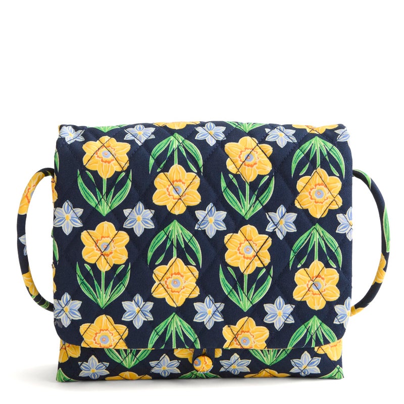 Vera Bradley Premium Cotton Baird Hipster Crossbody Bag, Daffodils, One Size - Image 5