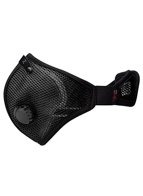RZ Mask RZ Mask M2 Mesh Air Filtration Face Protection Dust Mask with 99.9% Effective Carbon Filters for Woodworking, Construction, Large, 1 pack, Black  - Image 2