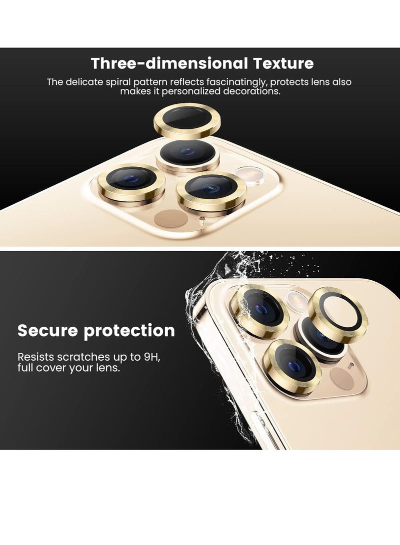 ELTRAZONE iPhone 14 Pro / iPhone 14 Pro Max Camera Lens Protector, 9H Tempered Glass Camera Cover Screen Protector Metal Individual Ring Protector for iPhone 14Pro 6.1 inch iPhone 14 ProMax 6.7 inch - Image 5