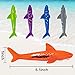 YHmall Underwater Diving Toys Shark Pool Torpedo Toys Swimming Throwing Torpedo Bandits Small Water Rockets Training Dive Toys for Learning to Swim 5 Pack - Image 3