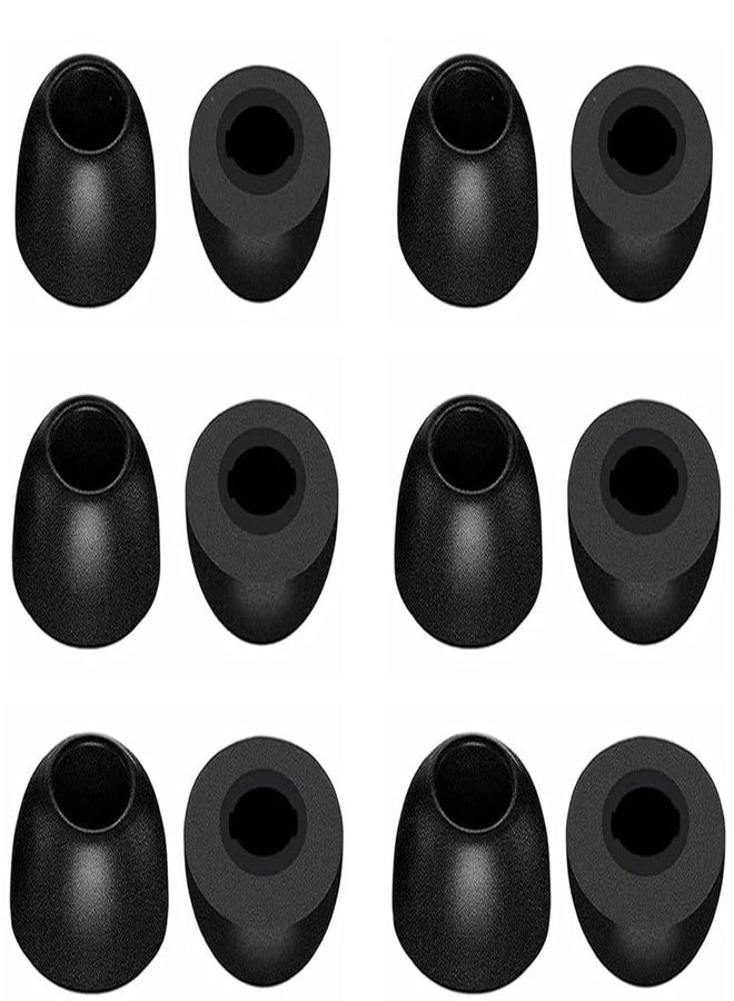 ALXCD Foam Ear Tips Compatible with Powerbeats Pro 2 Headphone, S/M/L 3 Sizes 6 Pairs Soft Memory Foam Earbuds Tips, Fit for Powerbeats Pro 2 PB Pro 2 6 Pairs Black - Image 2