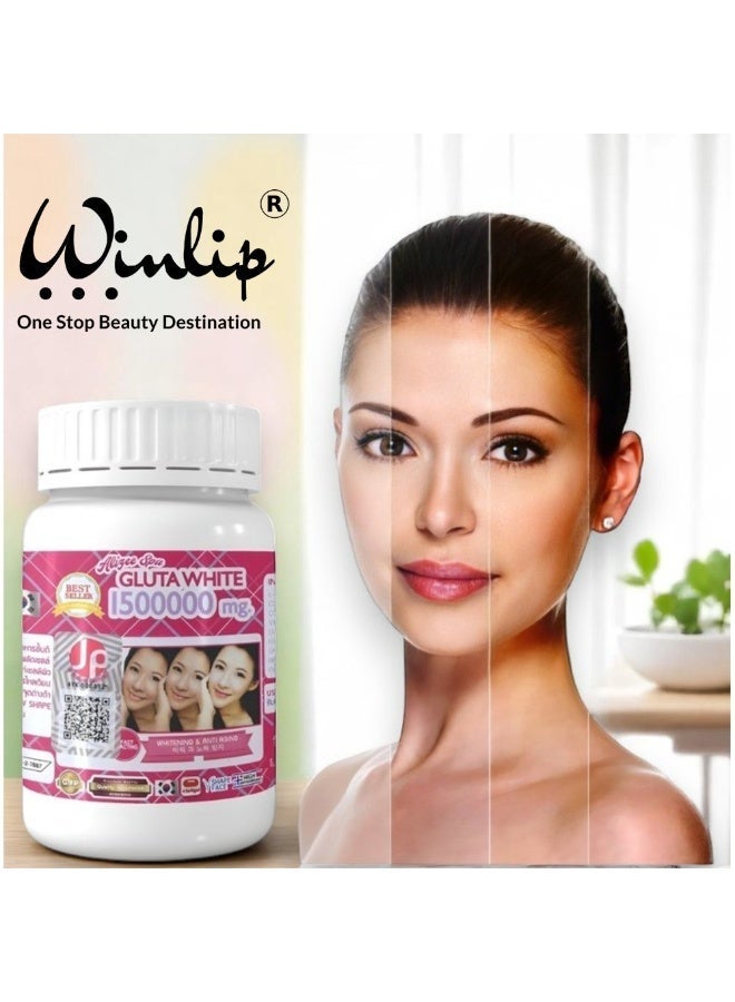 الجلوتا الأبيض أوريجينال وايت (Original White) - جلوتاثيون بتركيز 1,500,000 ملغ لتفتيح البشرة - قطعتان - Image 3