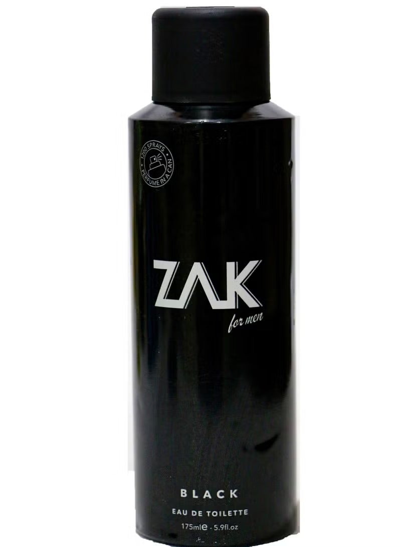 Zak For Men Black Edt 175 Ml
