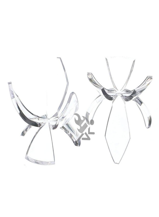 OnFireGuy 2-1/4" Acrylic Reversible Three Prong Tulip Display Stand Qty: 3 - Image 2