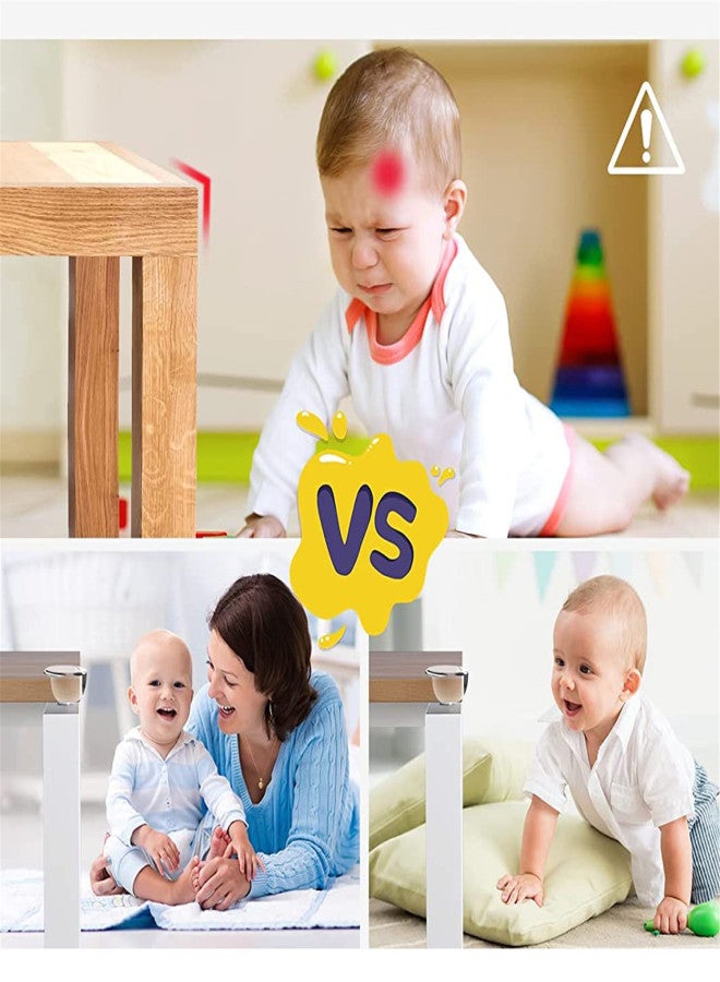 24 PCS Edge Corner Protectors, 3 Shapes Safety Edge and Corner Guards, Thick Silicone Furniture Corner Protector with Strong Adhesive Tape, Baby Proofing Corners for Furnitures Cupboard - Image 5