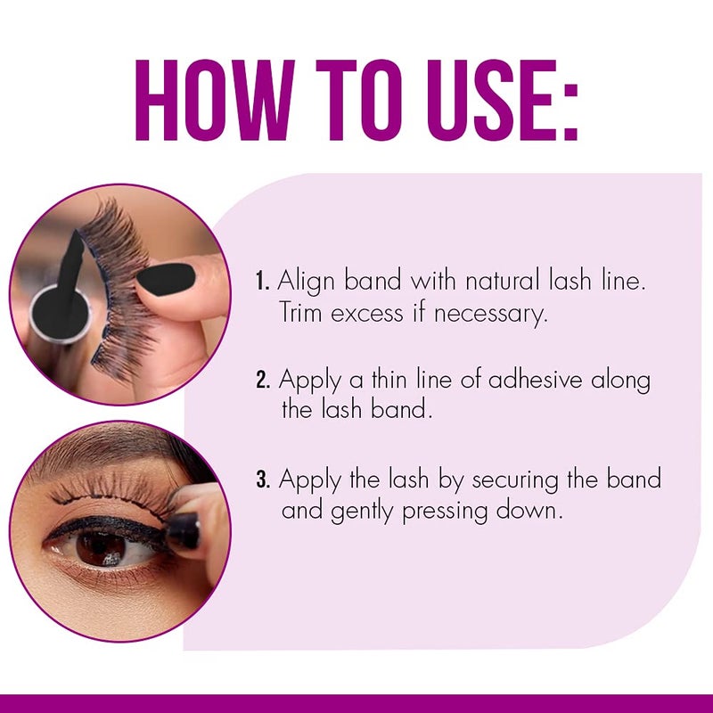 DUO Quick-Set Strip Lash Adhesive - Dark Tone, Quick-Drying, Long-Lasting, Water-Resistant Lash Glue for Strip & Individual Lashes, 0.18 oz, 1-Pack - Image 5
