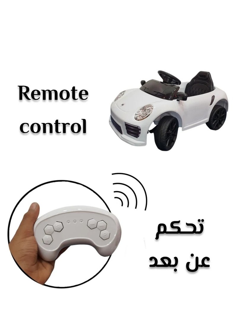 MULHEM Exciting Porsche Electric Kids Car: Ages 2-5, Remote Control, Vibrating Feature, Fast Charger Included - Image 2