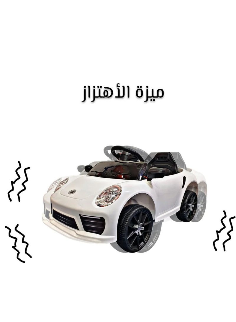MULHEM Exciting Porsche Electric Kids Car: Ages 2-5, Remote Control, Vibrating Feature, Fast Charger Included - Image 3